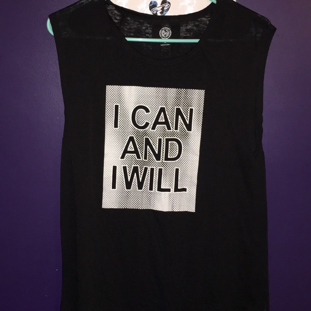 Long workout tank